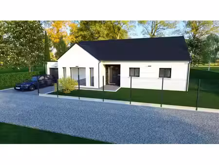 terrain avec maison neuve à vendre