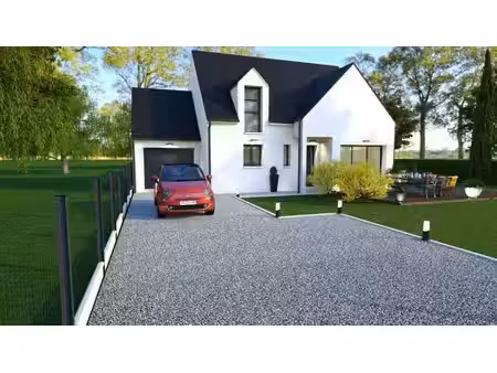 terrain avec maison neuve à vendre