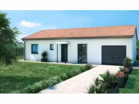 terrain avec maison neuve à vendre