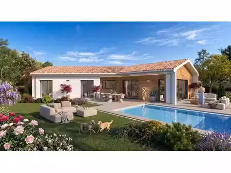 terrain avec maison neuve à vendre