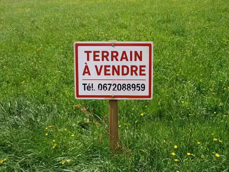 terrain constructible à vendre