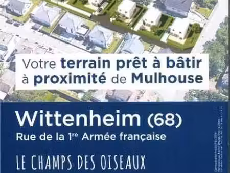 terrain constructible viabilisé à vendre