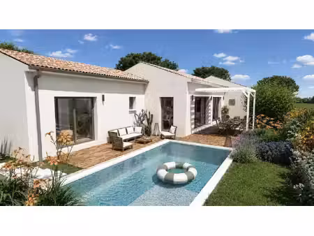 terrain avec maison neuve à vendre