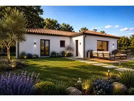terrain avec maison neuve à vendre