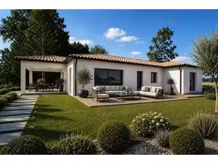 terrain avec maison neuve à vendre