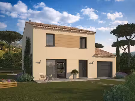 terrain avec maison neuve à vendre
