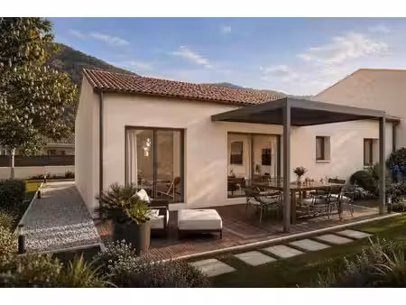 terrain avec maison neuve à vendre