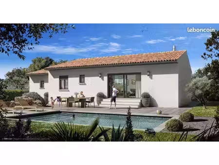 terrain avec maison neuve à vendre