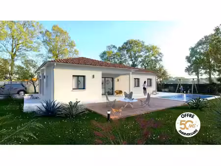 terrain avec maison neuve à vendre