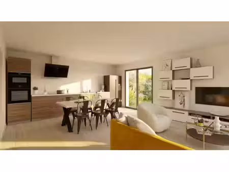 terrain avec maison neuve à vendre