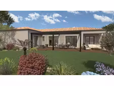 terrain avec maison neuve à vendre