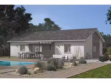 terrain avec maison neuve à vendre