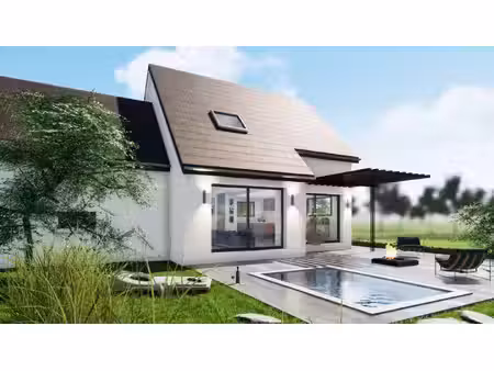 terrain avec maison neuve à vendre