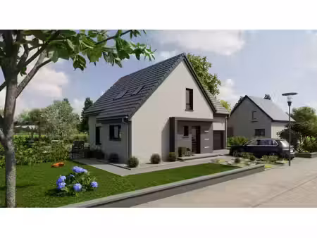 terrain avec maison neuve à vendre