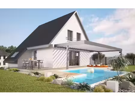 terrain avec maison neuve à vendre