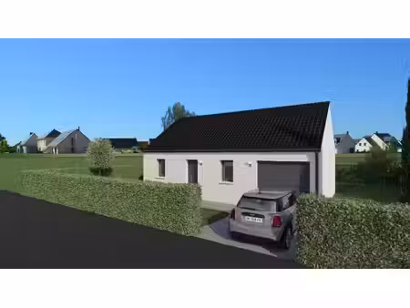 terrain avec maison neuve à vendre