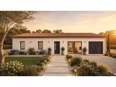terrain avec maison neuve à vendre