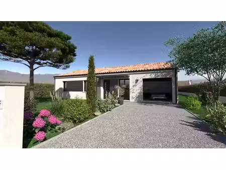 terrain avec maison neuve à vendre