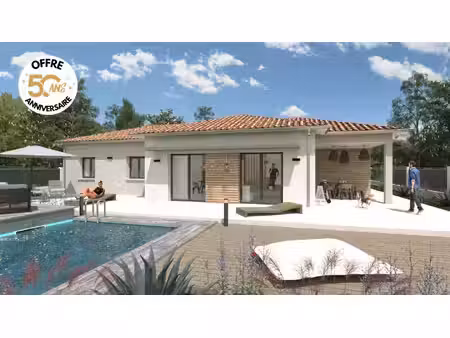 terrain avec maison neuve à vendre