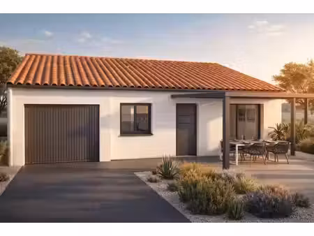 terrain avec maison neuve à vendre