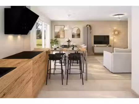 terrain avec maison neuve à vendre