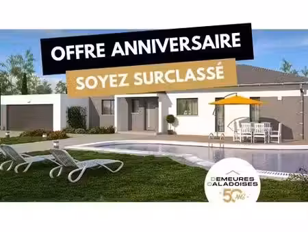 terrain avec maison neuve à vendre