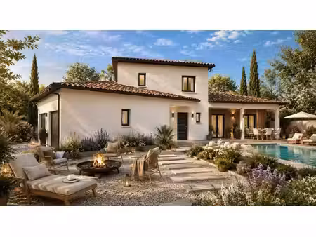 terrain avec maison neuve à vendre