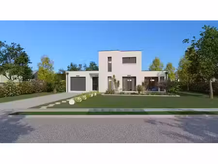 terrain avec maison neuve à vendre