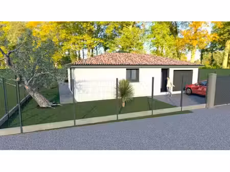 terrain avec maison neuve à vendre