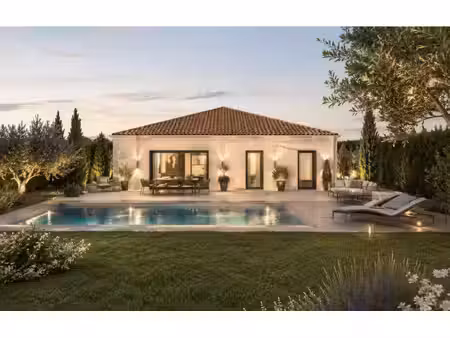 terrain avec maison neuve à vendre