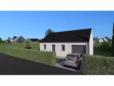 terrain avec maison neuve à vendre