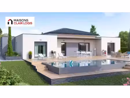terrain avec maison neuve à vendre