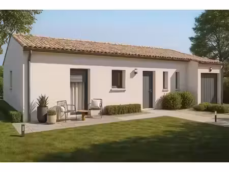 terrain avec maison neuve à vendre