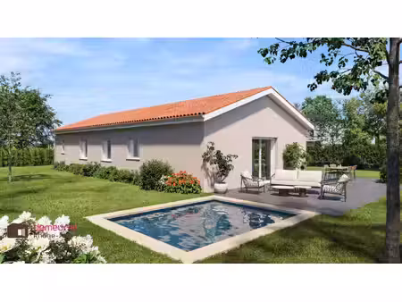 terrain avec maison neuve à vendre