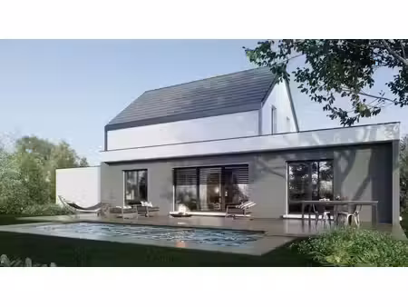 terrain avec maison neuve à vendre