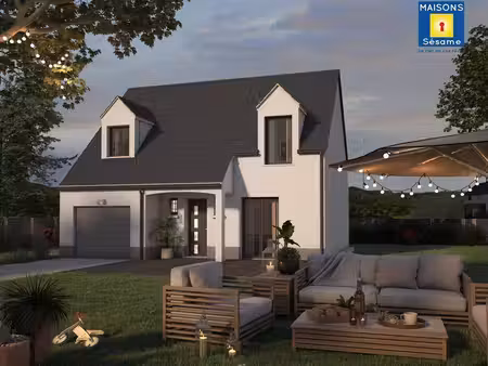 terrain avec maison neuve à vendre