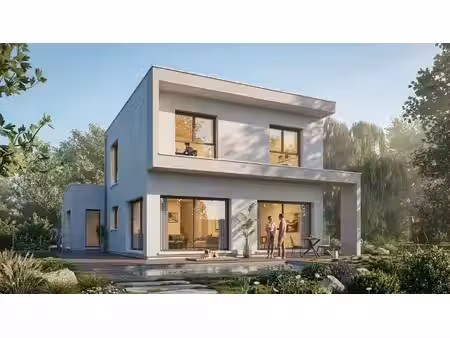 terrain avec maison neuve à vendre