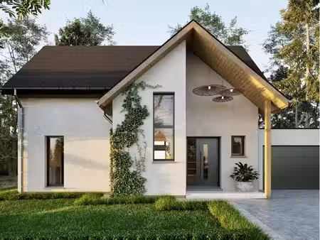 terrain avec maison neuve à vendre