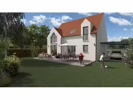 terrain avec maison neuve à vendre