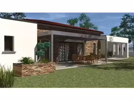 terrain avec maison neuve à vendre