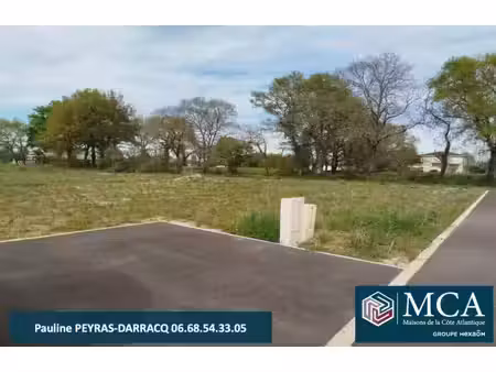 terrain constructible viabilisé à vendre
