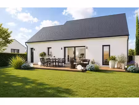 terrain avec maison neuve à vendre