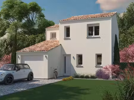 terrain avec maison neuve à vendre