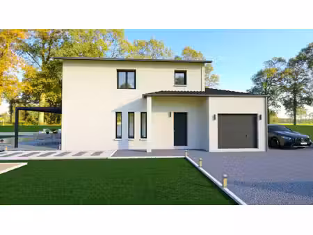 terrain avec maison neuve à vendre