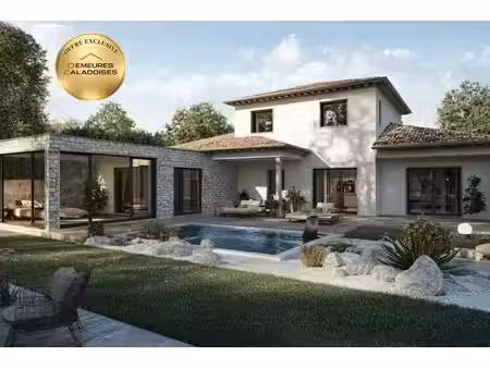 terrain avec maison neuve à vendre