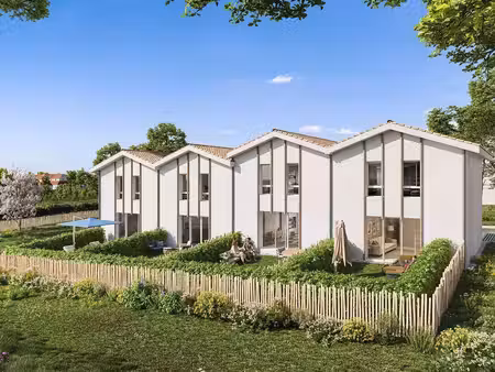 terrain avec maison neuve à vendre
