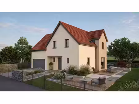 terrain avec maison neuve à vendre