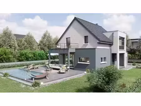 terrain avec maison neuve à vendre