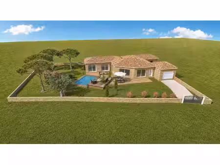 terrain avec maison neuve à vendre