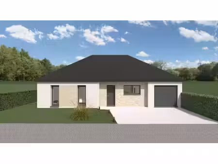 terrain avec maison neuve à vendre